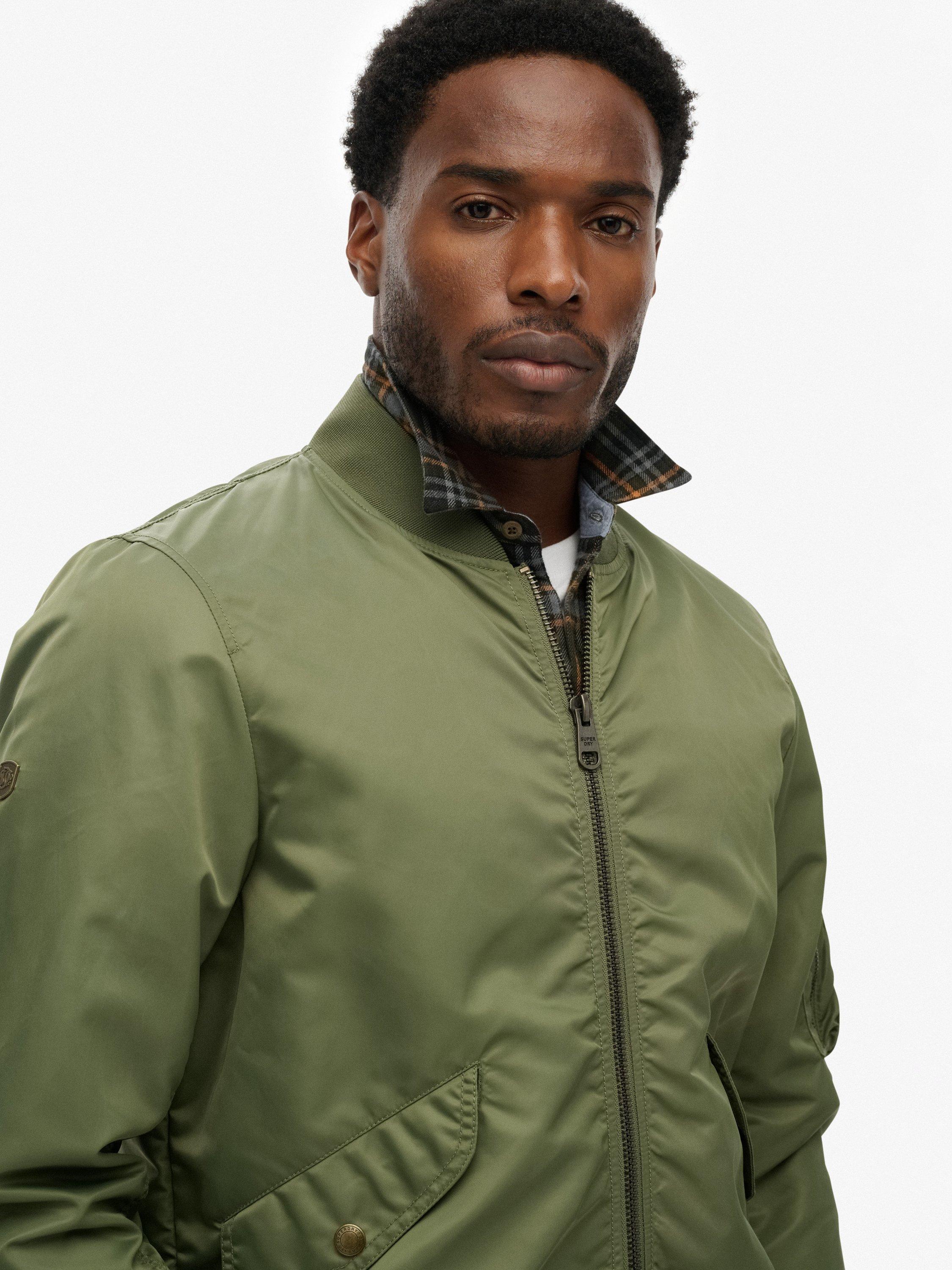 Product image 5 of 6, which shows Superdry MA1 Bomber Jacket, Army Green, S