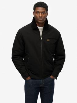 Superdry Bomber Jacket, Jet Black, Jet Black