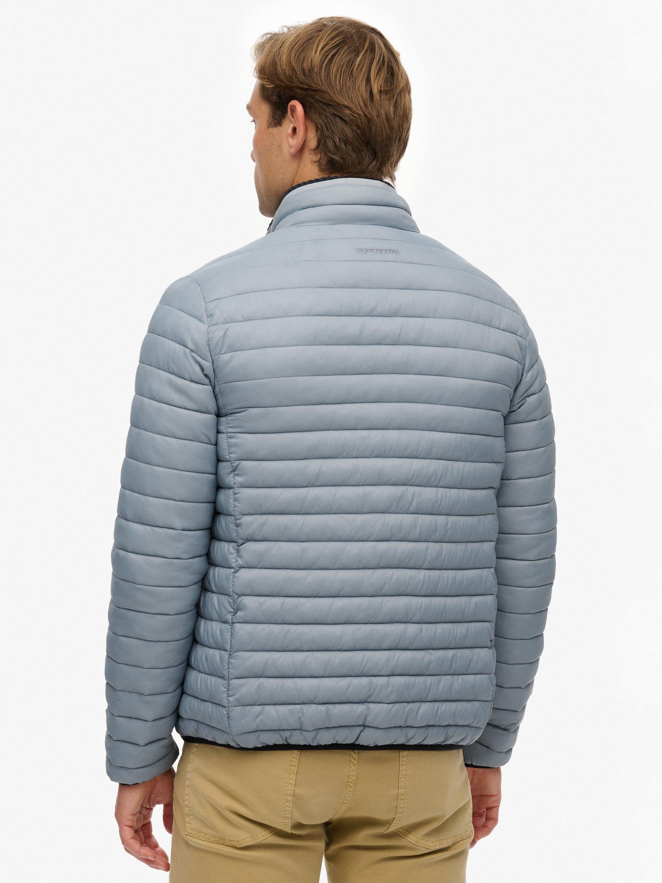 Product image 2 of 7, which shows Superdry Fuji Lite Padded Jacket, Washed Denim, S