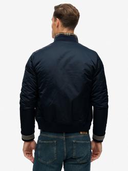Superdry Athletic Varsity Bomber Jacket - view 2, Eclipse Navy