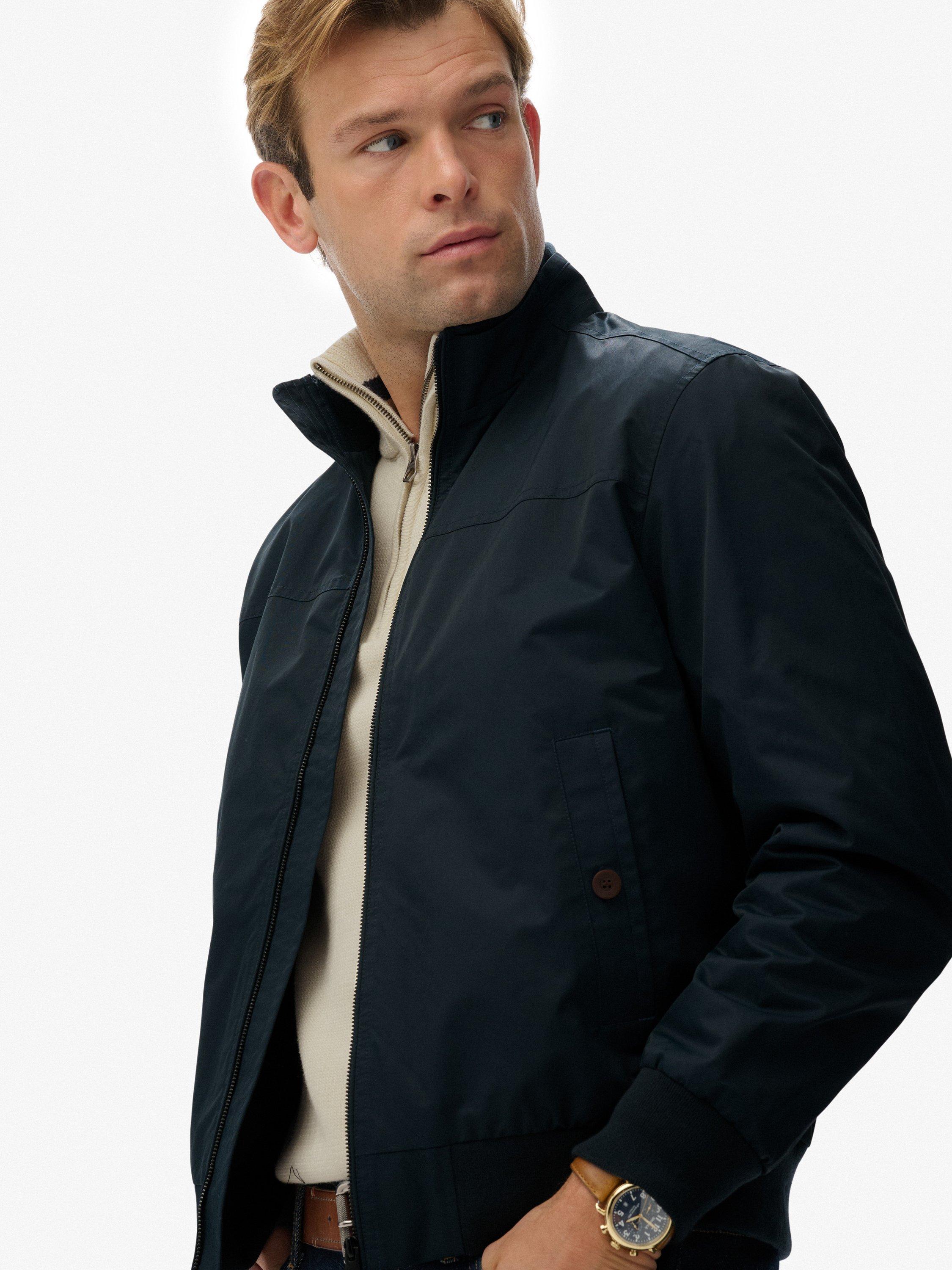 Product image 6 of 7, which shows Superdry Modern Sports Jacket, Midnight Navy, S