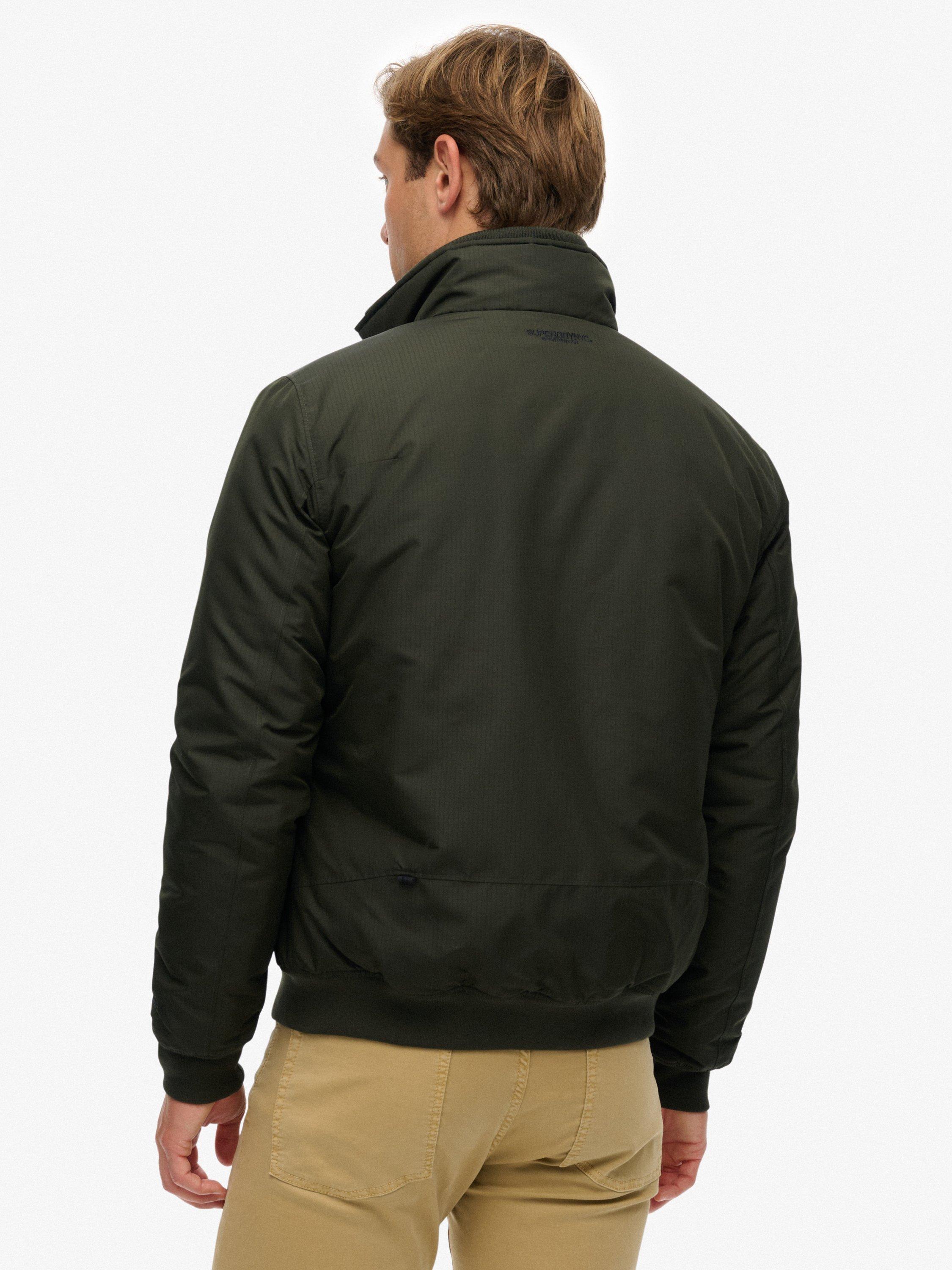 Product image 2 of 7, which shows Superdry City Harrington Jacket, Olive Green, XXXL