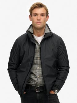 Superdry City Harrington Jacket, Blue Graphite, Blue Graphite