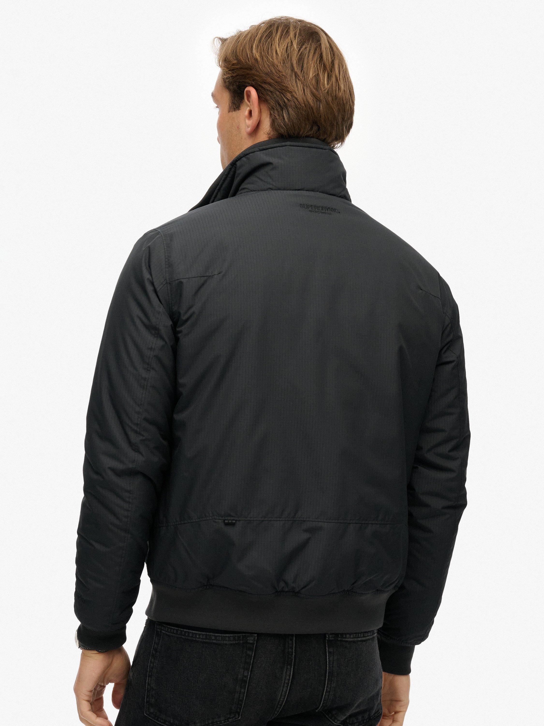 Product image 2 of 7, which shows Superdry City Harrington Jacket, Blue Graphite, L