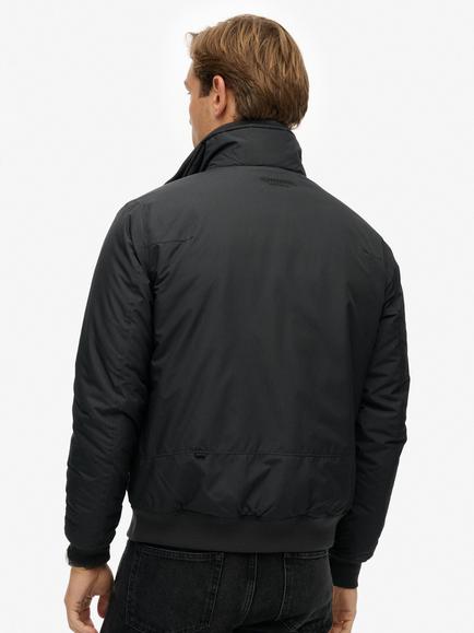 Superdry City Harrington Jacket, Blue Graphite - view 2, Blue Graphite