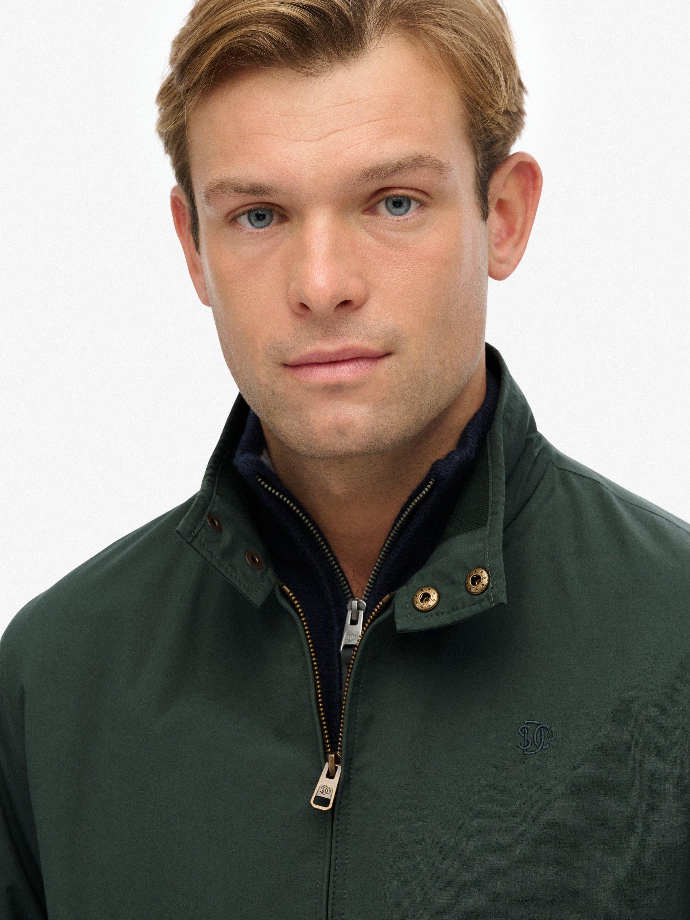 Product image 5 of 7, which shows Superdry Classic Harrington Jacket, Racing Green, S
