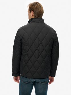 Superdry Quilted Estate Liner Jacket - view 2, Meteorite Black