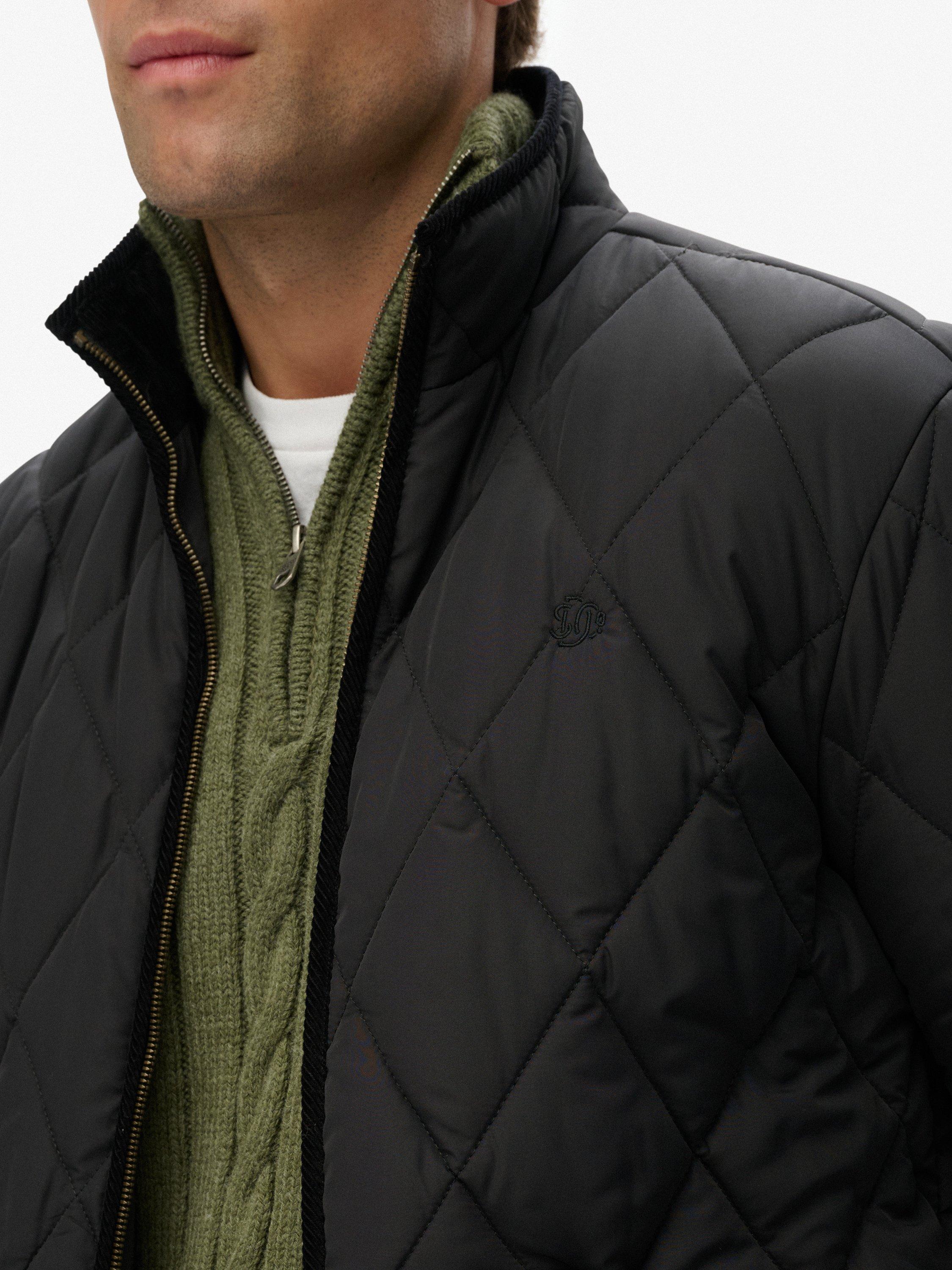 Product image 5 of 5, which shows Superdry Quilted Estate Liner Jacket, Meteorite Black, L