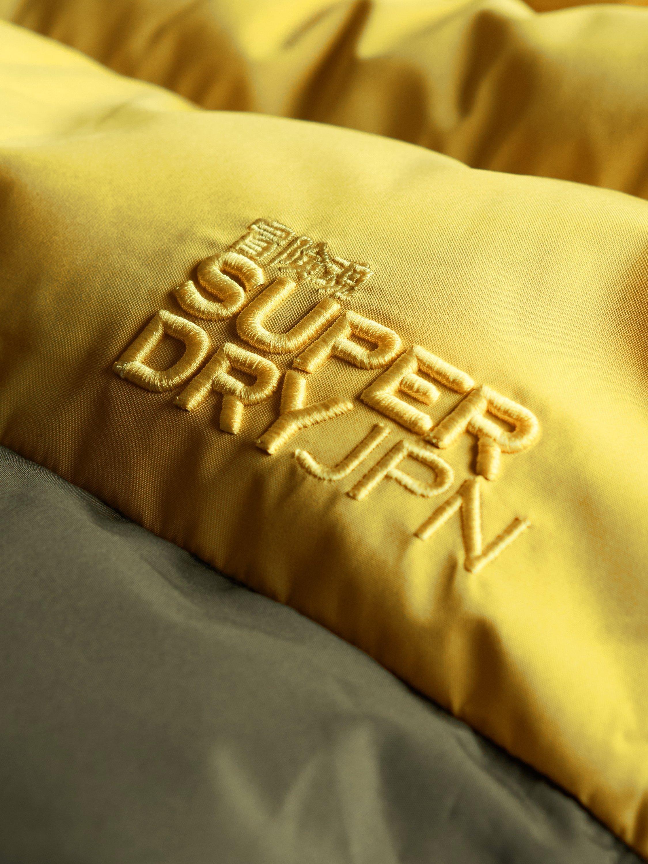 Product image 6 of 6, which shows Superdry Colourblock Hooded Puffer Jacket, Shooting Olive, XXXL