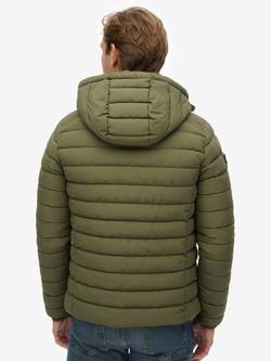 Superdry Hooded Fuji Padded Jacket - view 2, Shooting Olive