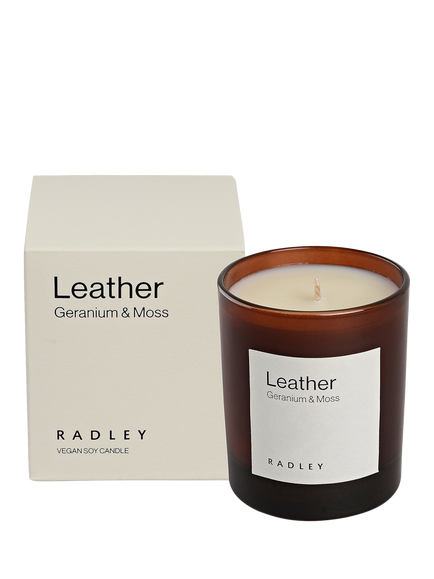 Radley Geranium & Moss Scented Candle - view 2, Toffee