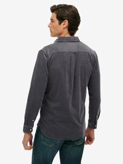 Superdry Classic Needle Corduroy Shirt - view 2, Lauren Navy