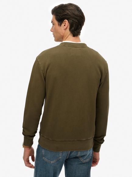 Superdry Tokyo Narrative Loose Sweatshirt - view 2, Dark Olive
