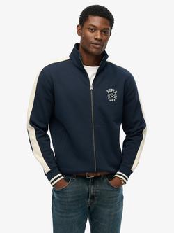 Superdry Athletic Club Track Top, Nautical Navy