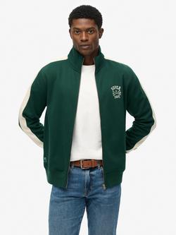Superdry Athletic Club Track Top, Enamel Green