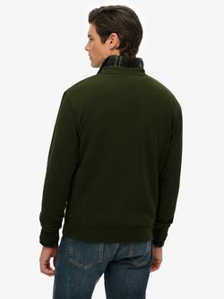 Superdry Utility Loose Sweatshirt, Olive Green - view 2, Olive Green