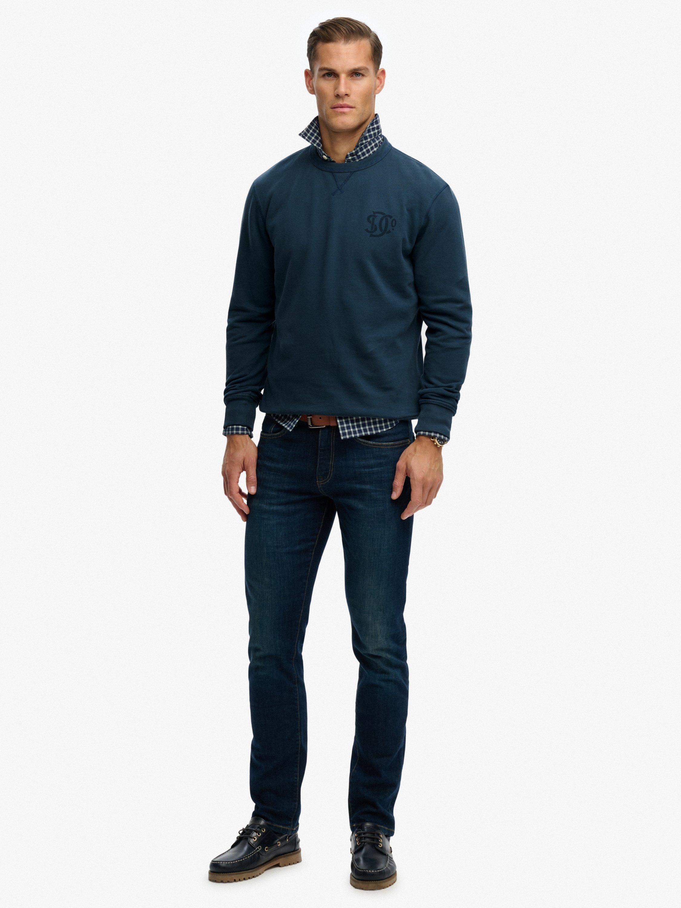 Product image 3 of 5, which shows Superdry Cotton Graphic Sweatshirt, Ink, S