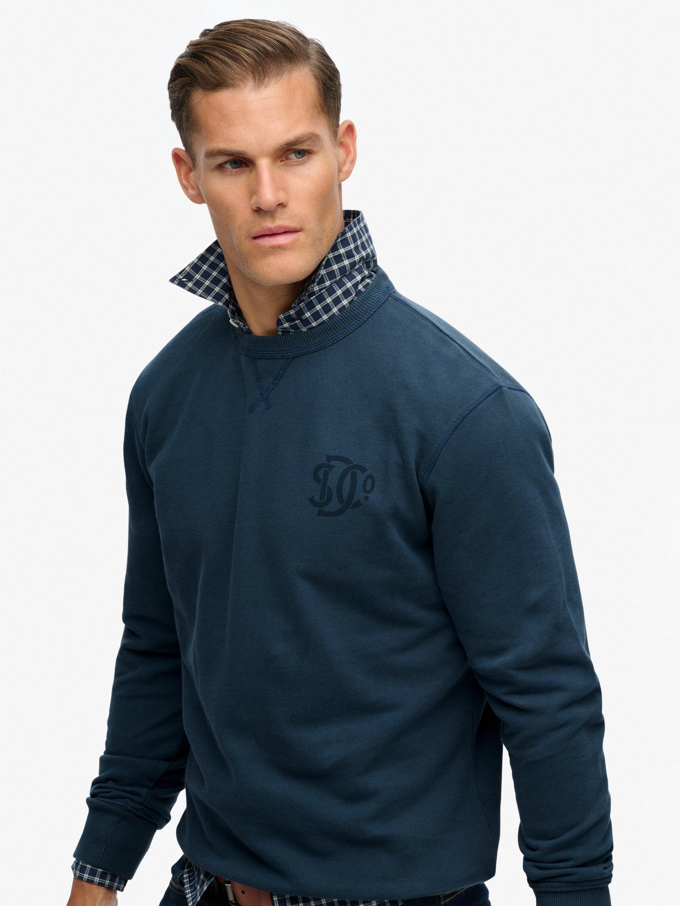 Product image 4 of 5, which shows Superdry Cotton Graphic Sweatshirt, Ink, S