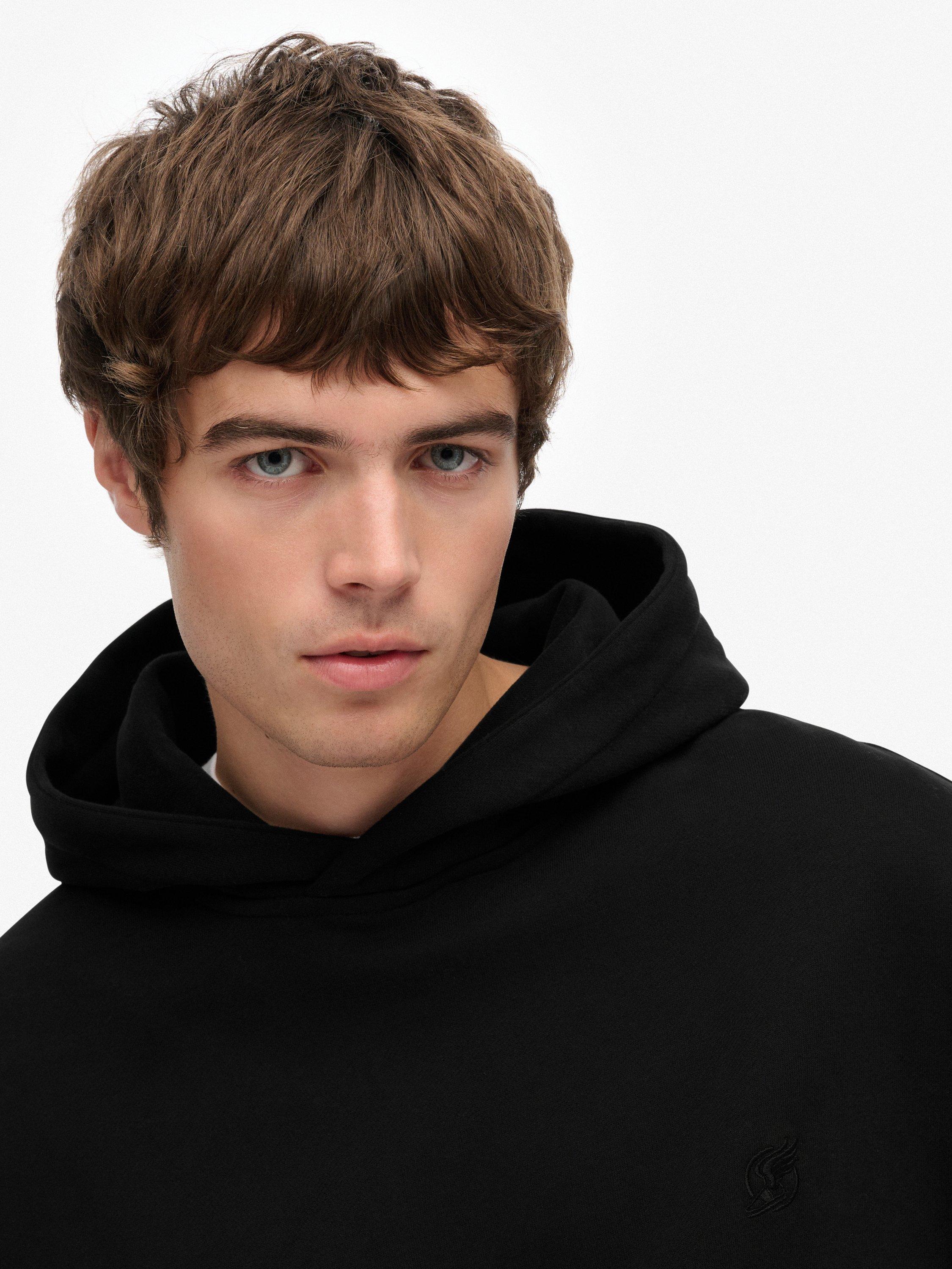 Product image 5 of 5, which shows Superdry Blank Oversized Hoodie, Black, S