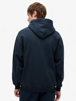 Superdry Blank Oversized Hoodie - view 2, Blueberry Navy