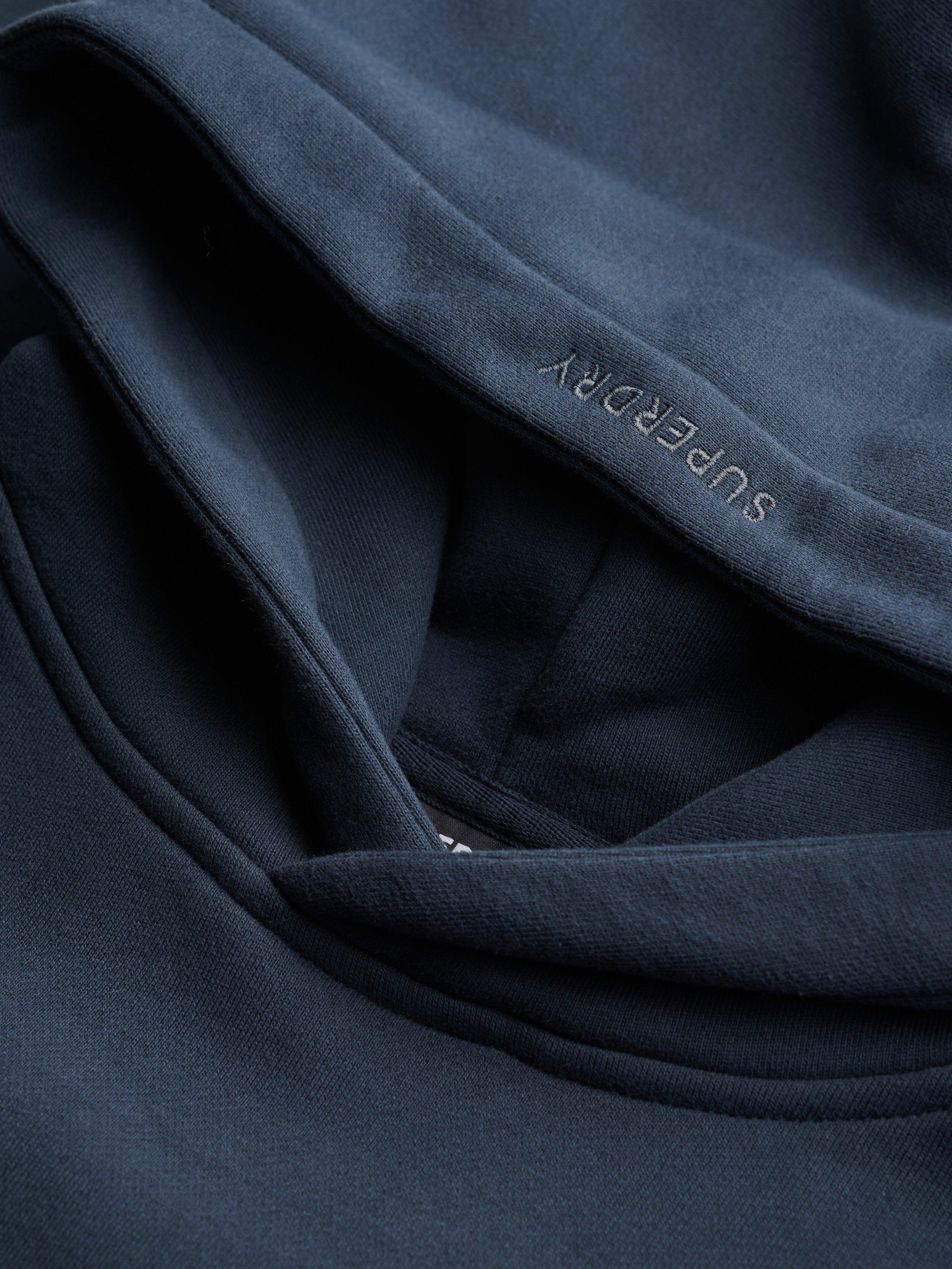 Product image 6 of 6, which shows Superdry Blank Oversized Hoodie, Blueberry Navy, S