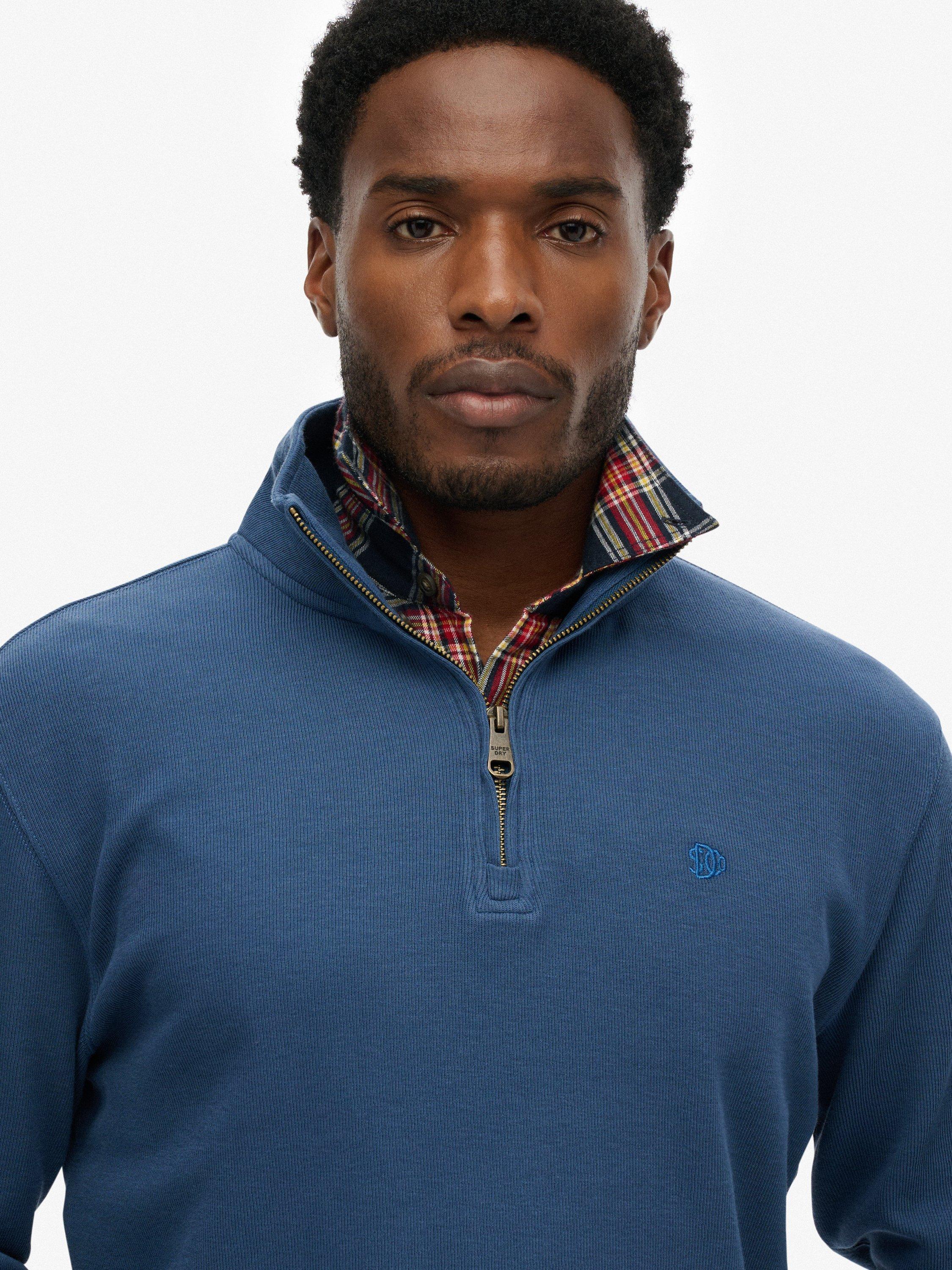 Product image 5 of 5, which shows Superdry Classic Needlecord Shirt, Skate Navy, S