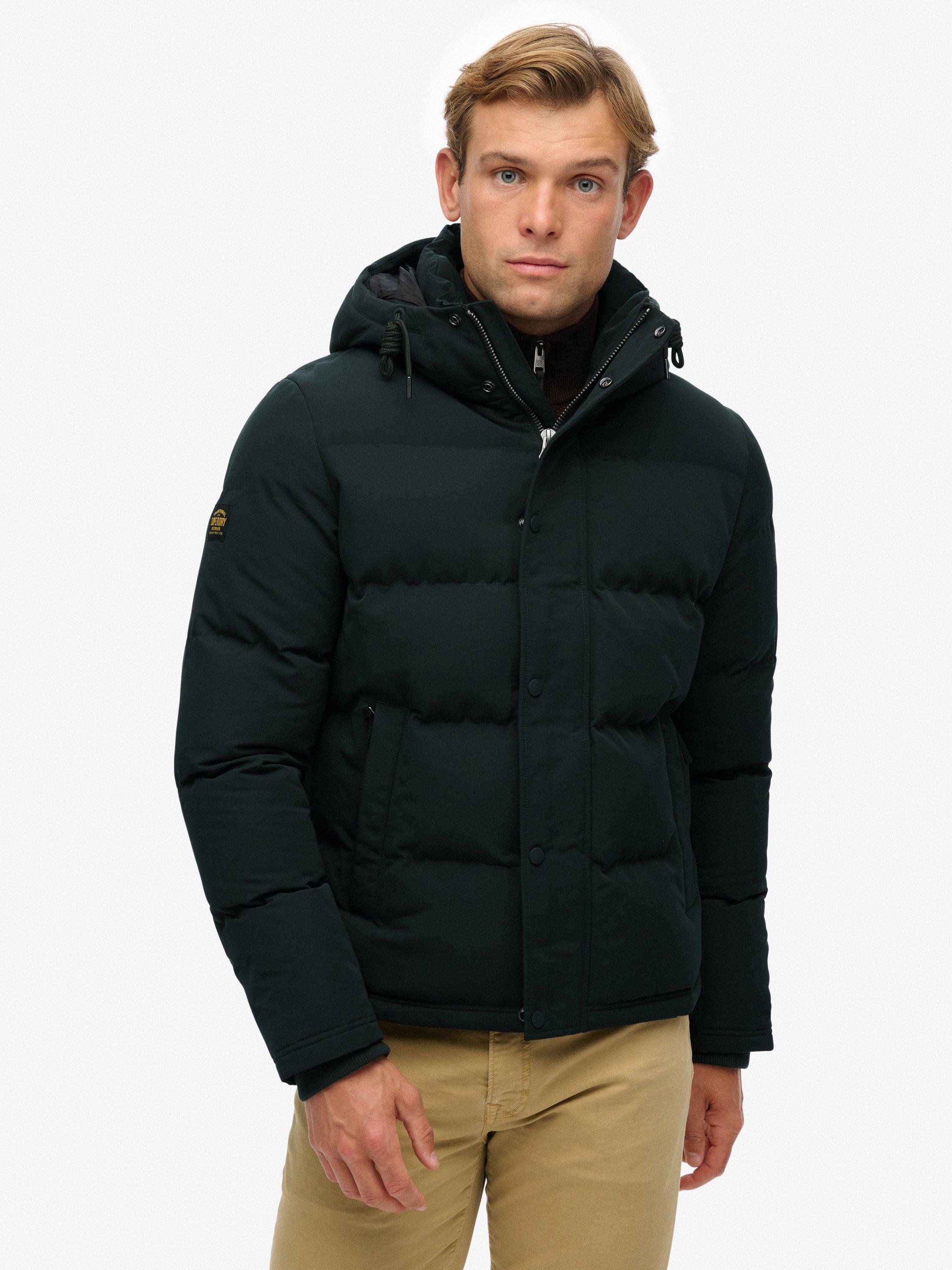 Product image 4 of 6, which shows Superdry Hooded Padded Jacket, Cedar Dark Green, L