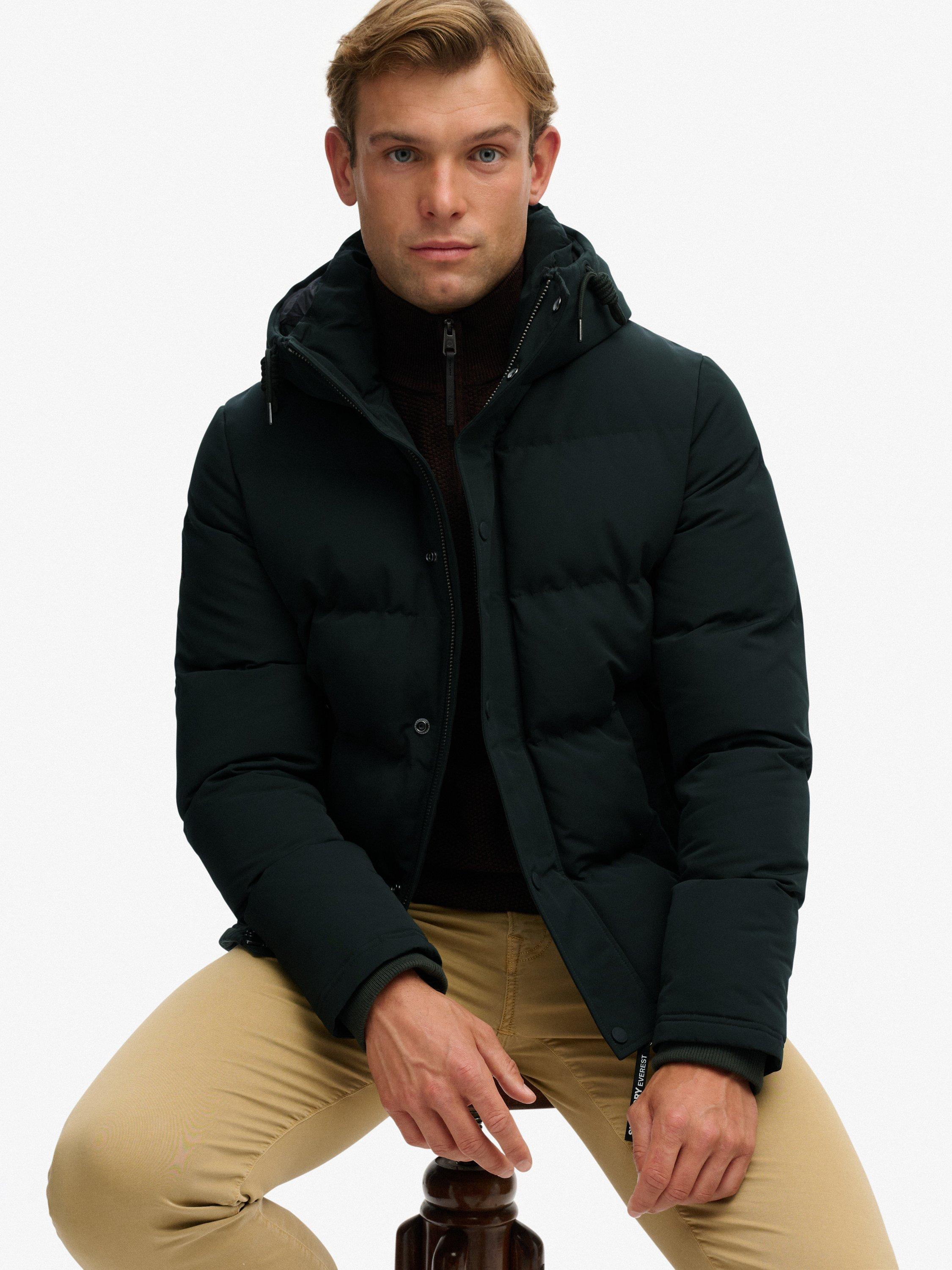 Product image 5 of 6, which shows Superdry Hooded Padded Jacket, Cedar Dark Green, L