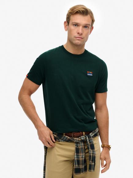 Superdry Great Outdoors Embroidered Relaxed Fit Cotton T-Shirt, Enamel Green, Enamel Green