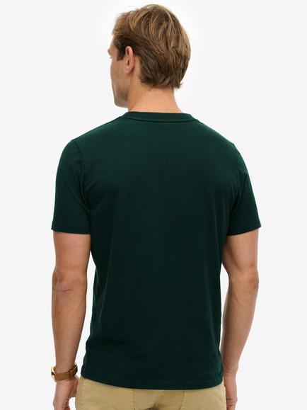 Superdry Great Outdoors Embroidered Relaxed Fit Cotton T-Shirt - view 2, Enamel Green
