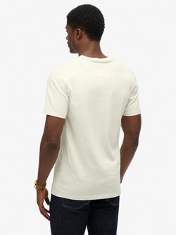 Superdry Cotton Athletic Embossed Relaxed Fit Short Sleeve Logo T-Shirt - view 2, Valley Blue