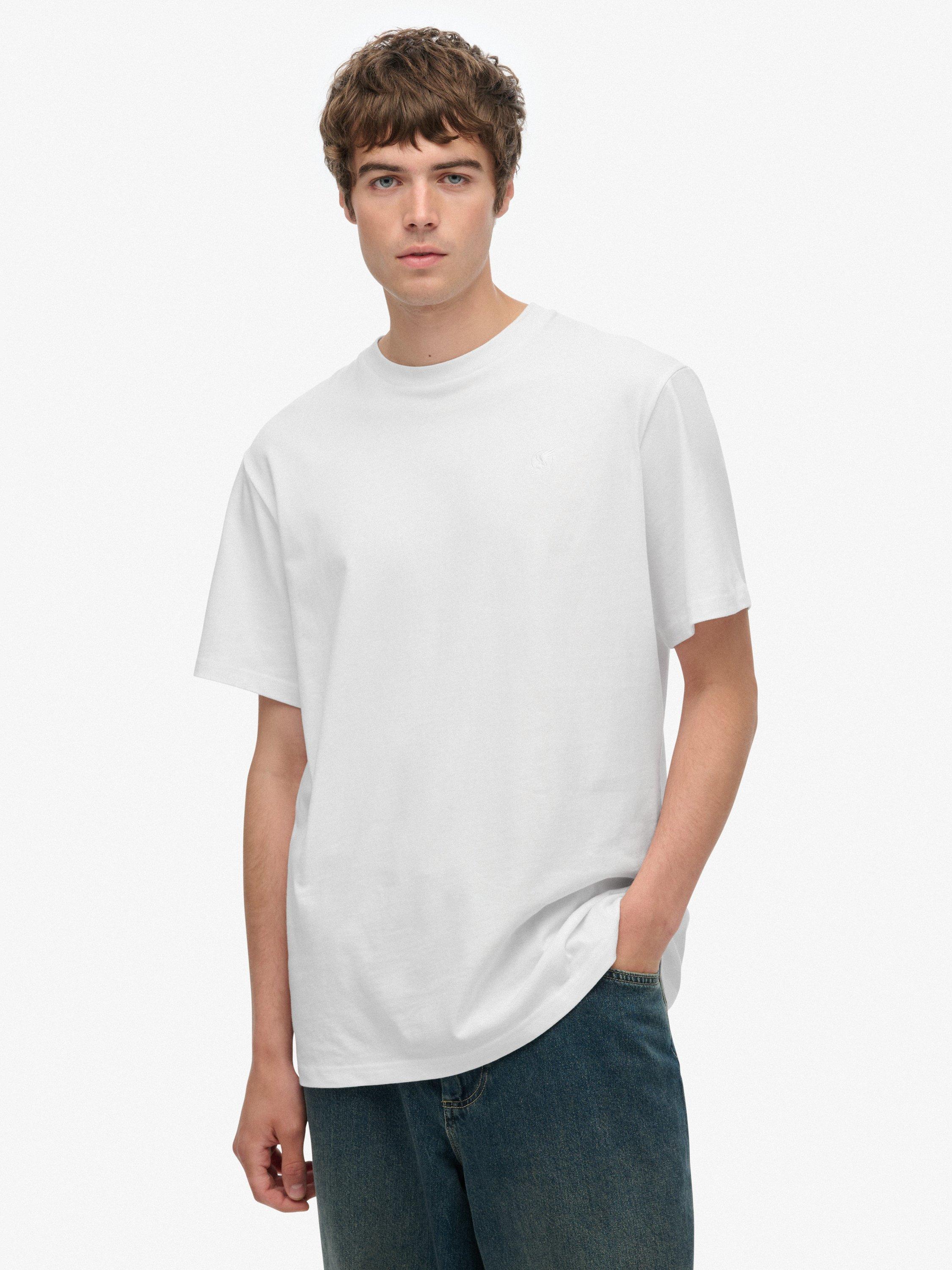 Product image 1 of 6, which shows Superdry Blank Oversized T-Shirt, Optic, M