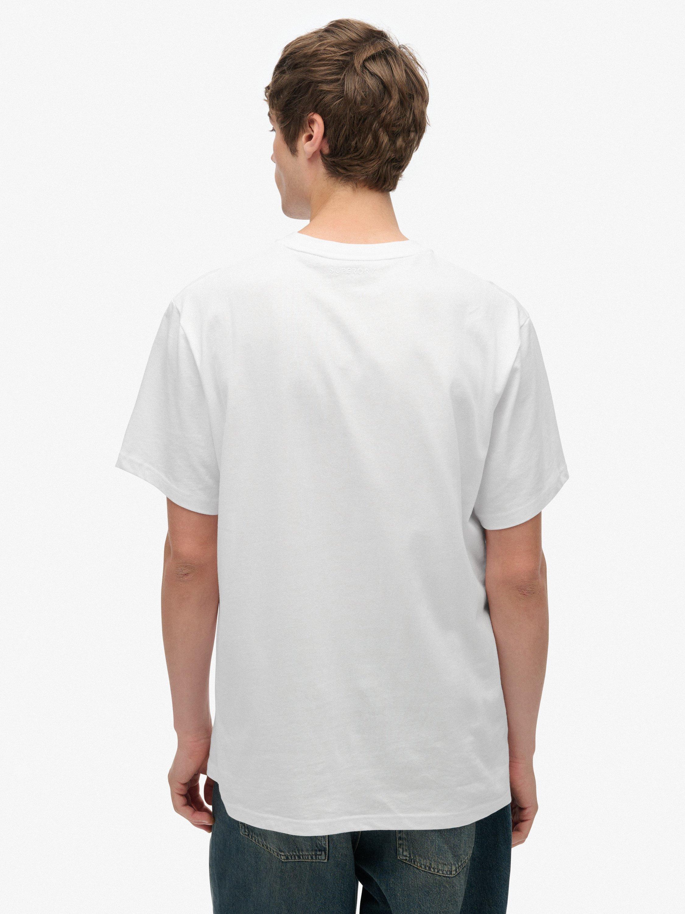 Product image 2 of 6, which shows Superdry Blank Oversized T-Shirt, Optic, M