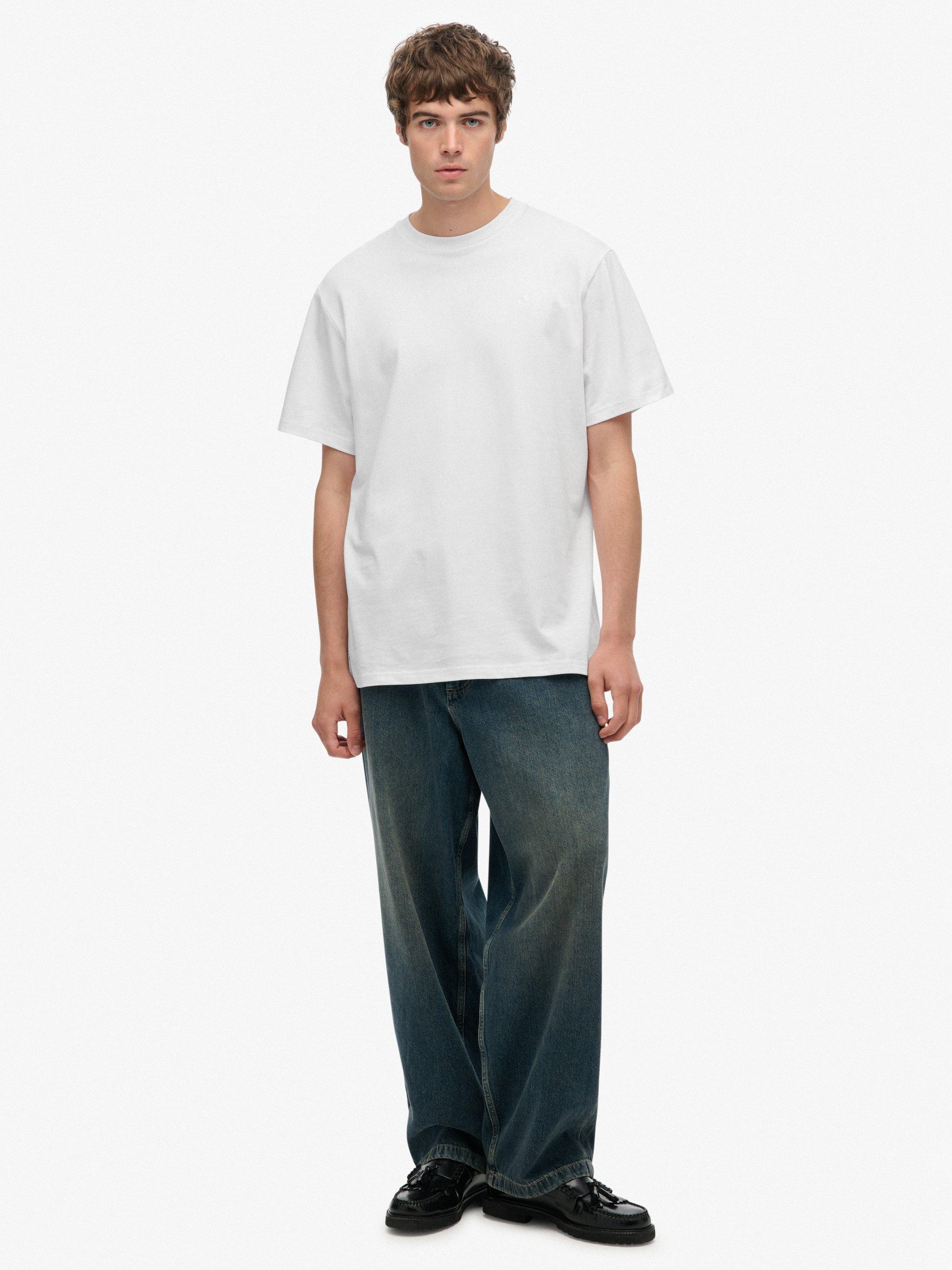 Product image 3 of 6, which shows Superdry Blank Oversized T-Shirt, Optic, M