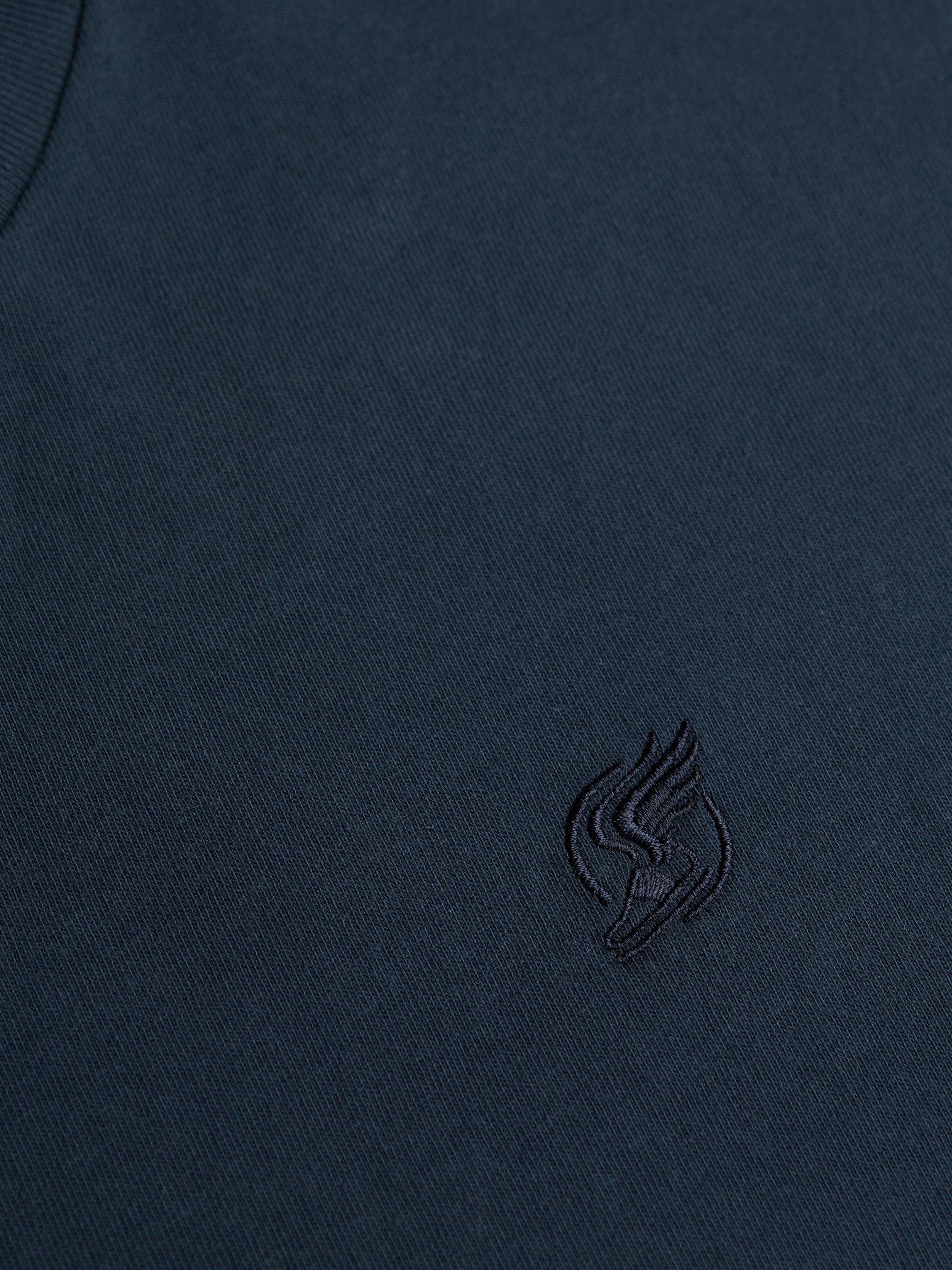 Product image 6 of 6, which shows Superdry Blank Oversized T-Shirt, Blueberry Navy, S