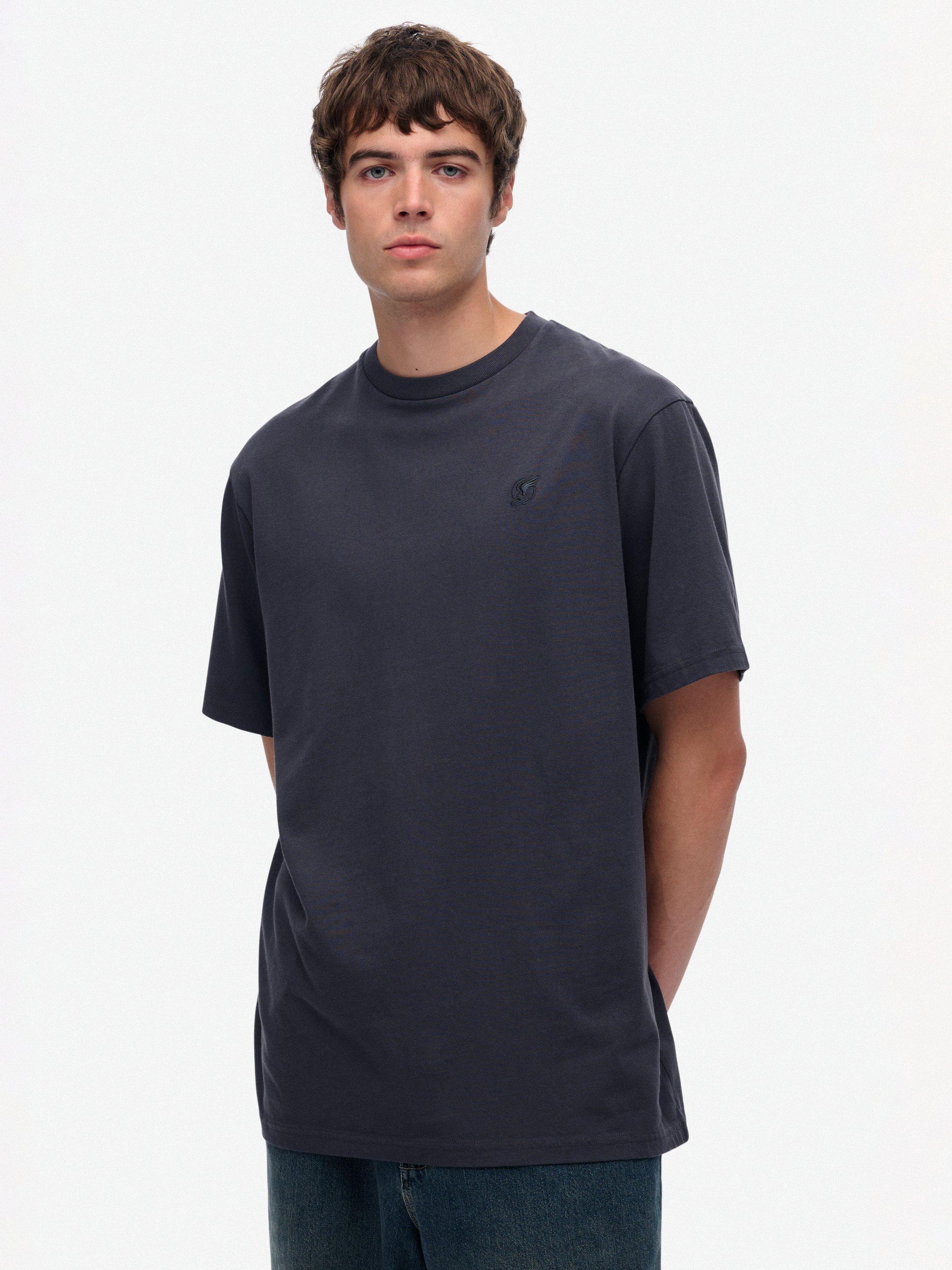 Product image 1 of 6, which shows Superdry Blank Oversized T-Shirt, Ebony, S