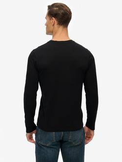 Superdry Classic Essential Cotton Top - view 2, Black