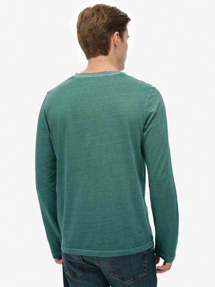 Superdry Classic Essential Cotton Top - view 2, Washed Slate Grey