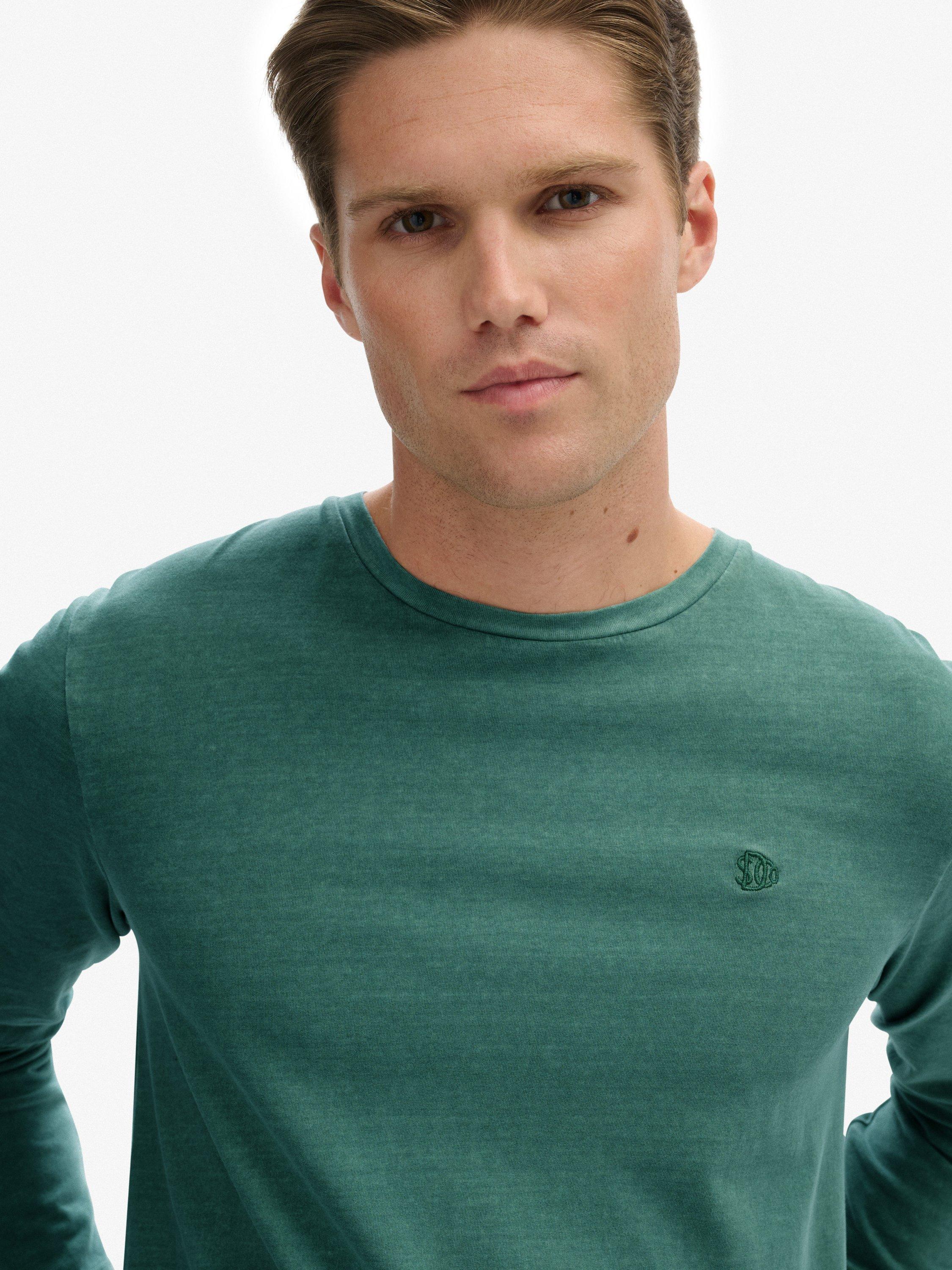 Product image 4 of 5, which shows Superdry Classic Essential Cotton Top, Washed Slate Grey, S