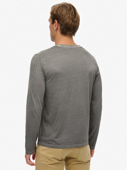 Superdry Classic Essential Cotton Top - view 2, Sleet Grey