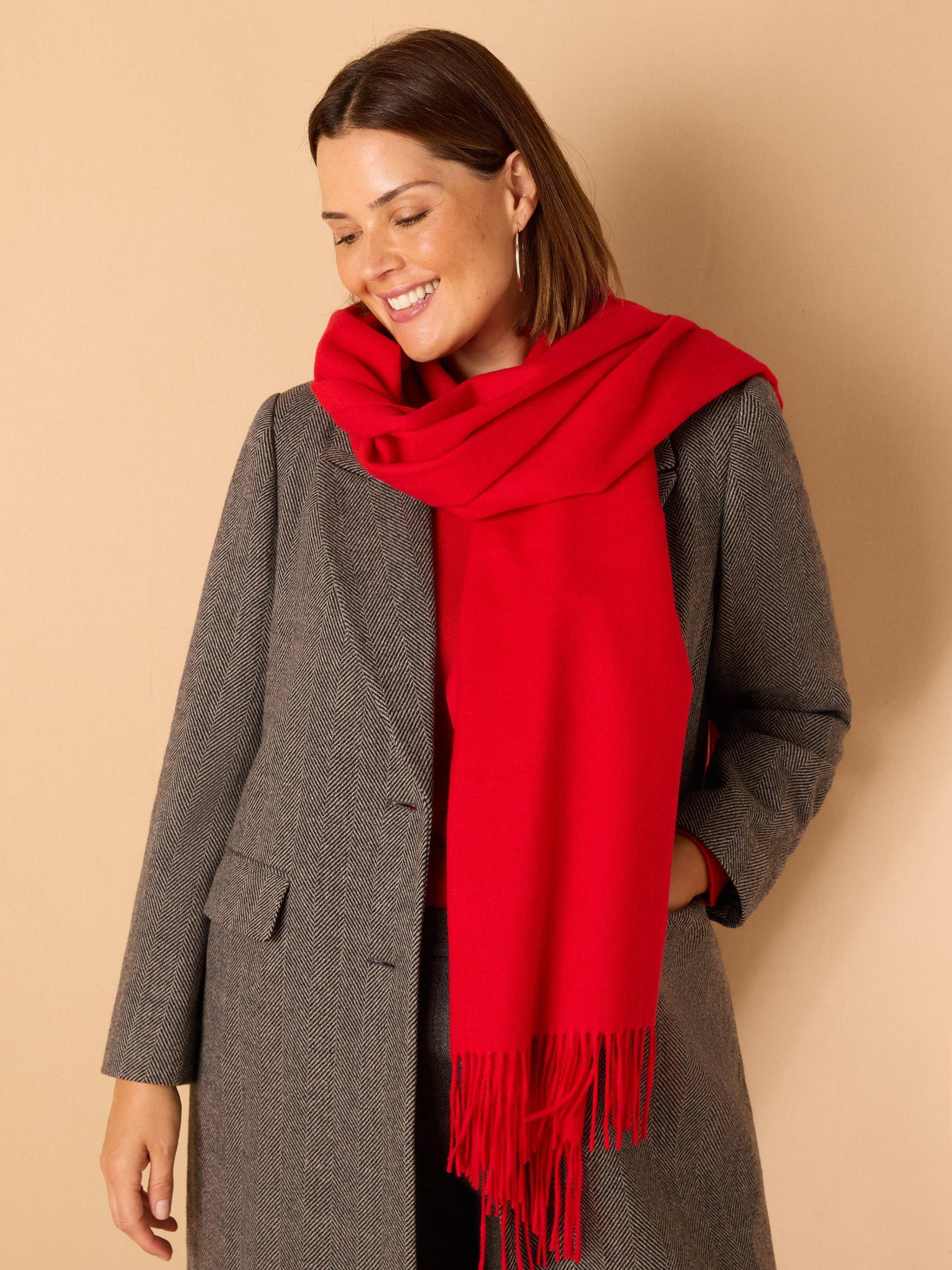 Product image 1 of 3, which shows Live Unlimited Curve Scarf, Red