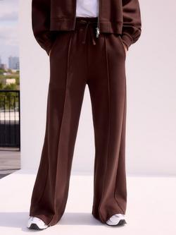 Ro&Zo Wide Leg Trousers - view 2, Chocolate