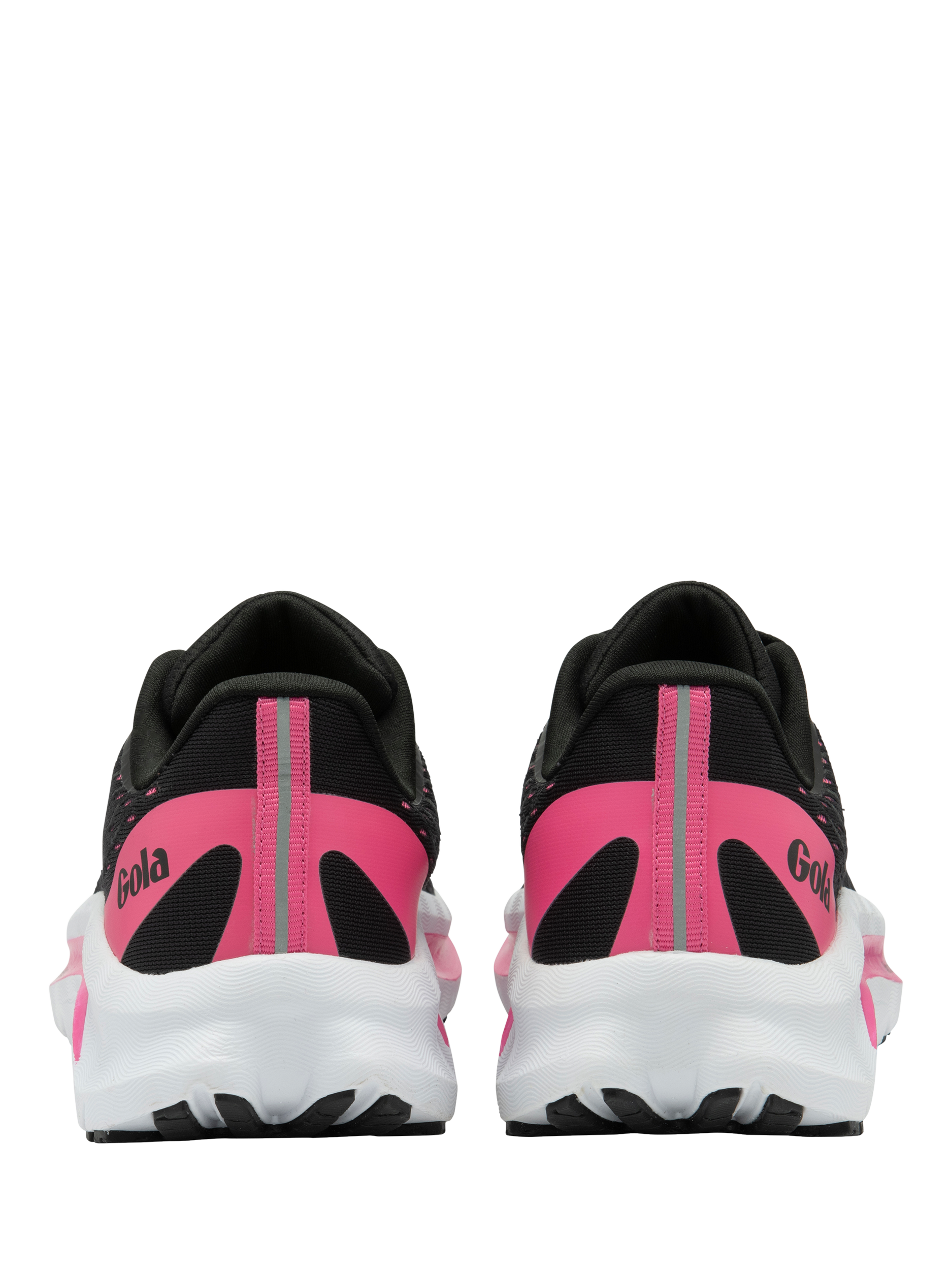 Product image 4 of 5, which shows Gola Performance Alzir Speed Running Trainers, Black/Hot Pink, 3