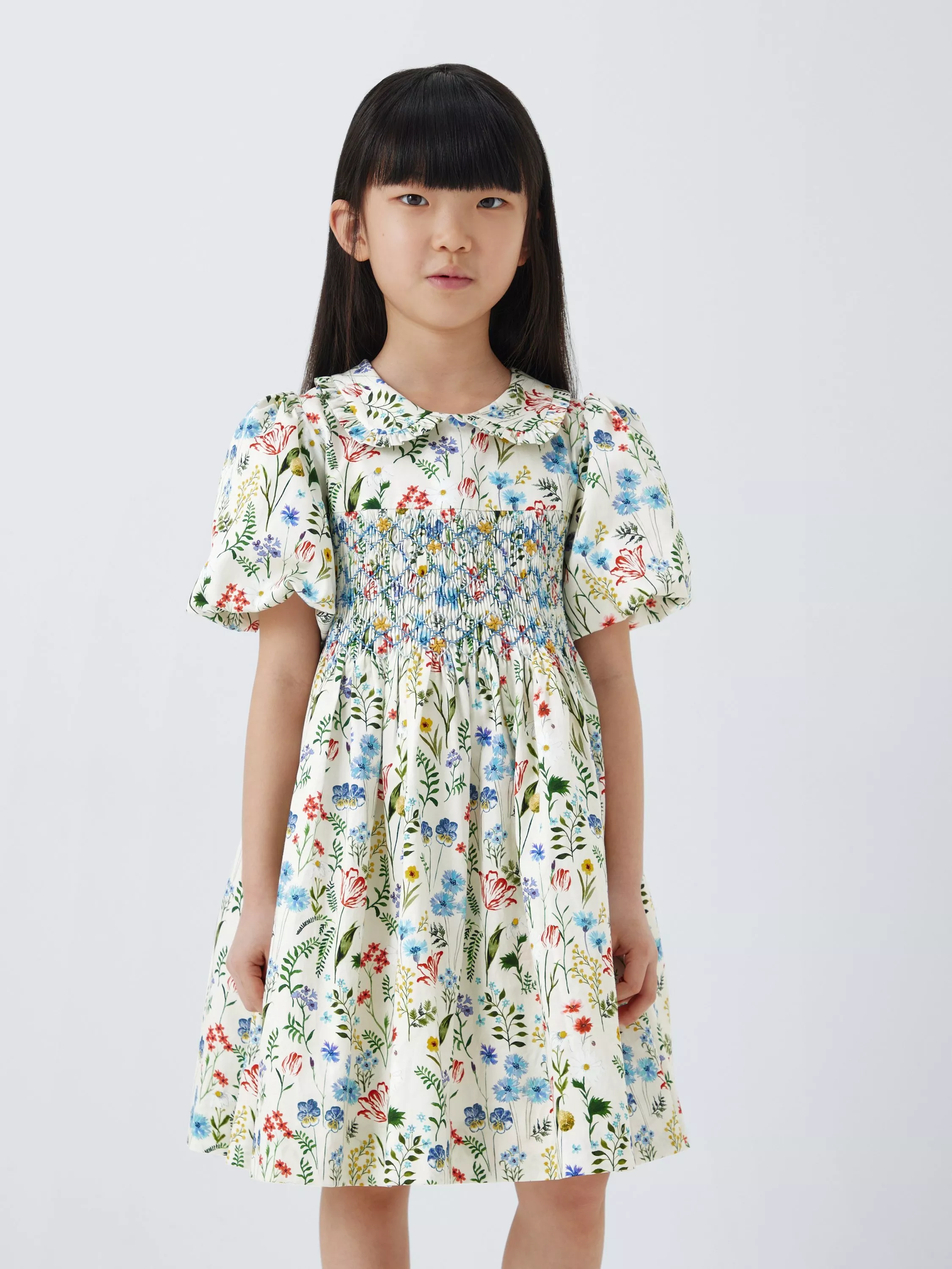 Été Bébé Fille Manches Courtes Robe Imprimée Florale Robe Florale