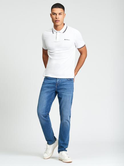 Ben Sherman Straight Jeans, Blue Denim, Blue Denim