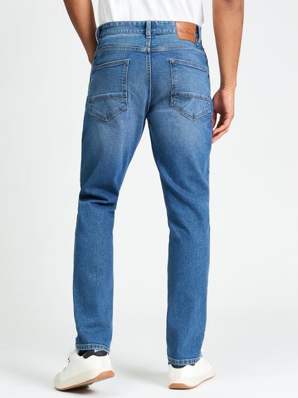 Ben Sherman Straight Jeans, Blue Denim - view 2, Blue Denim