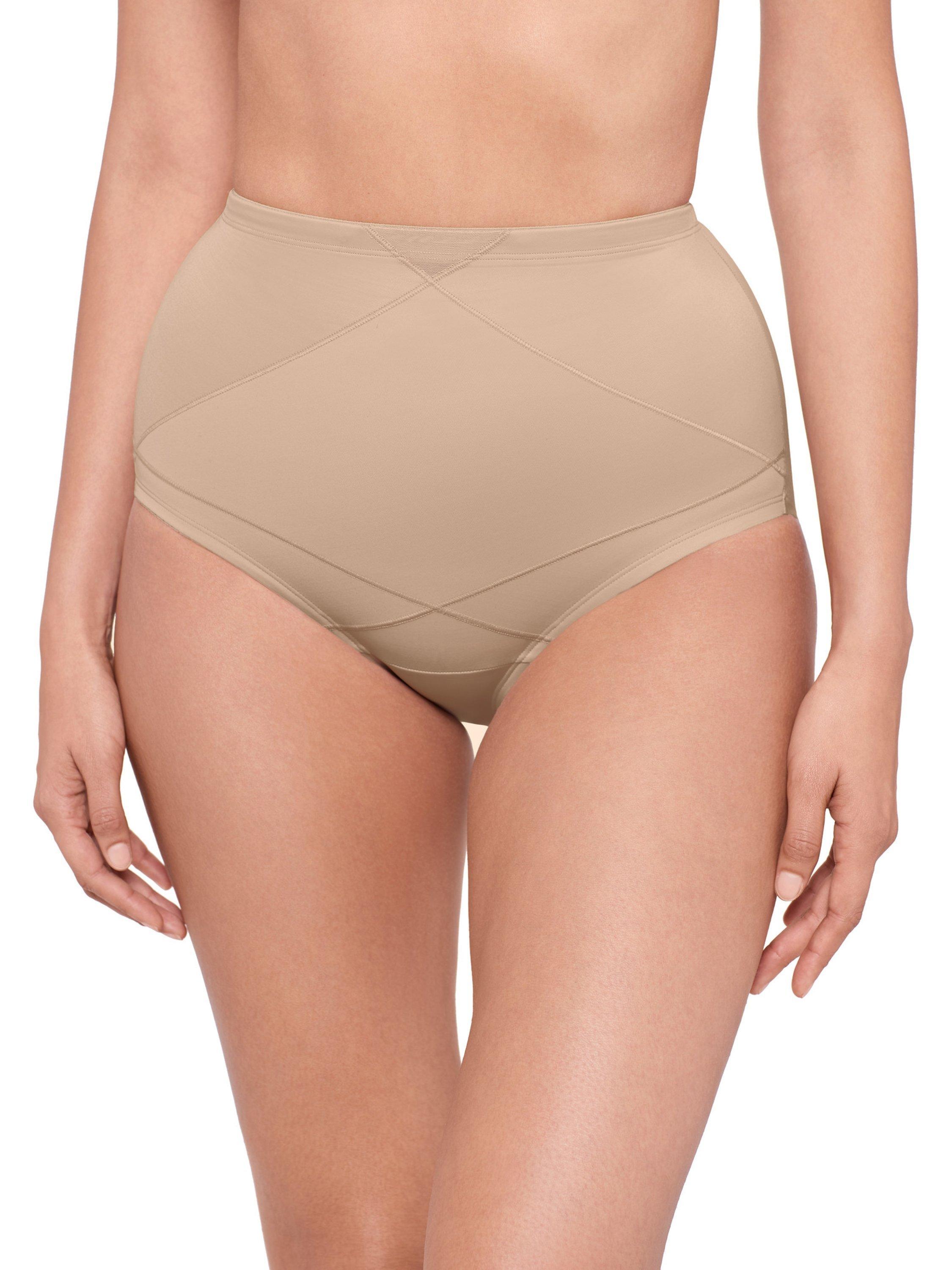 Product image 2 of 5, which shows Miraclesuit Tummy Control Briefs, Warm Beige, S