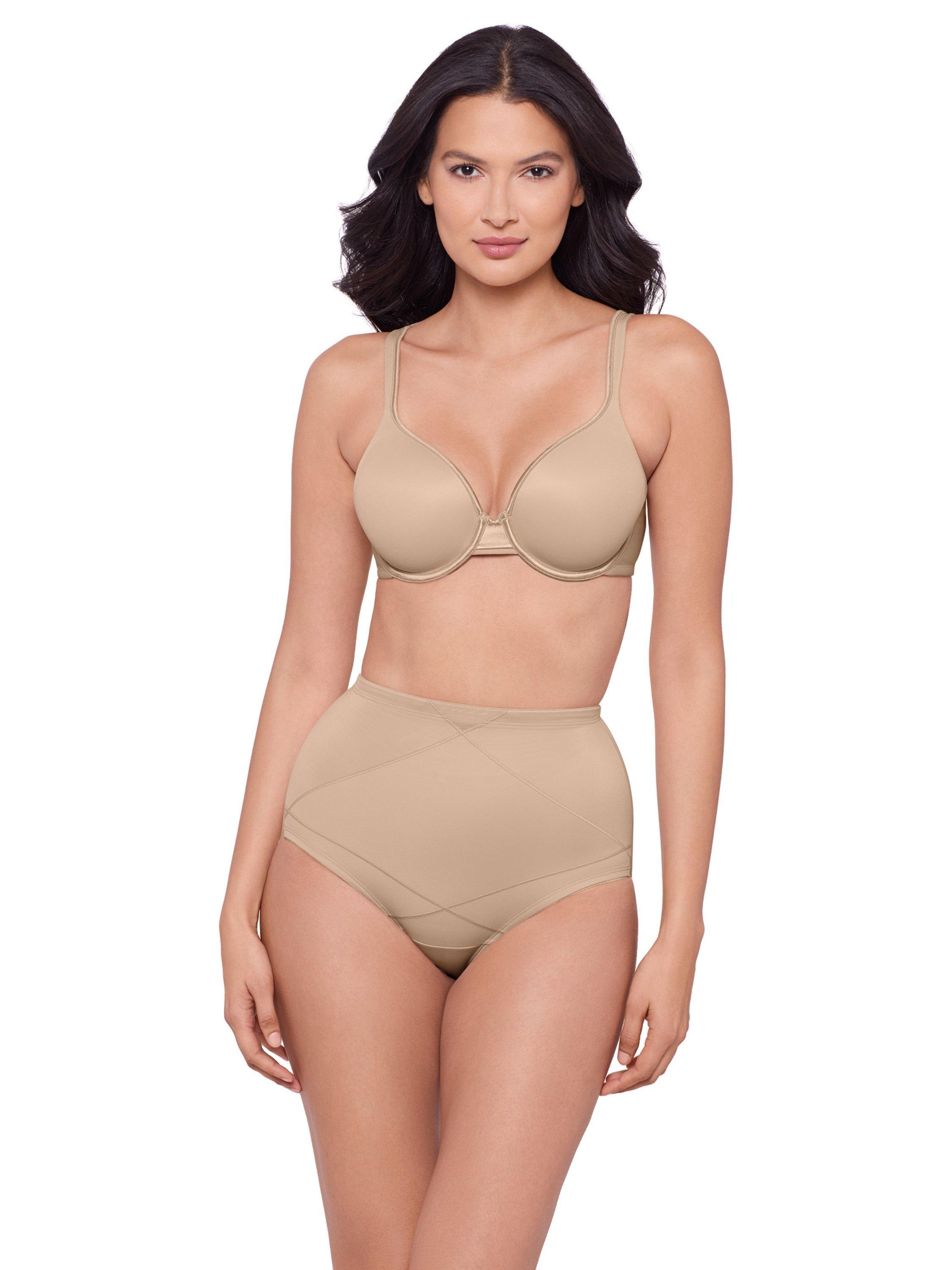 Product image 3 of 5, which shows Miraclesuit Tummy Control Briefs, Warm Beige, S