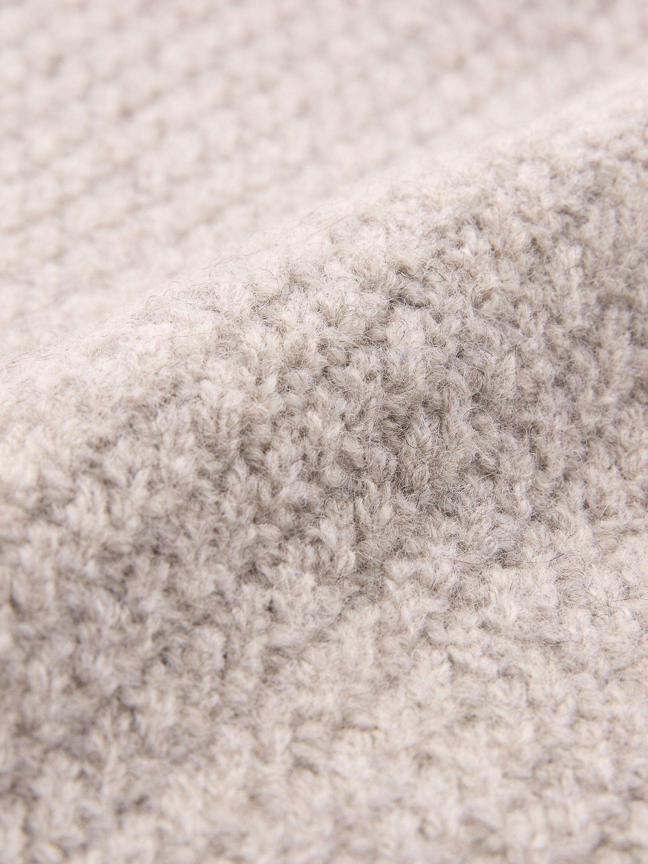 Product image 4 of 4, which shows Celtic & Co. Pure Wool Fingerless Gloves, Taupe, S