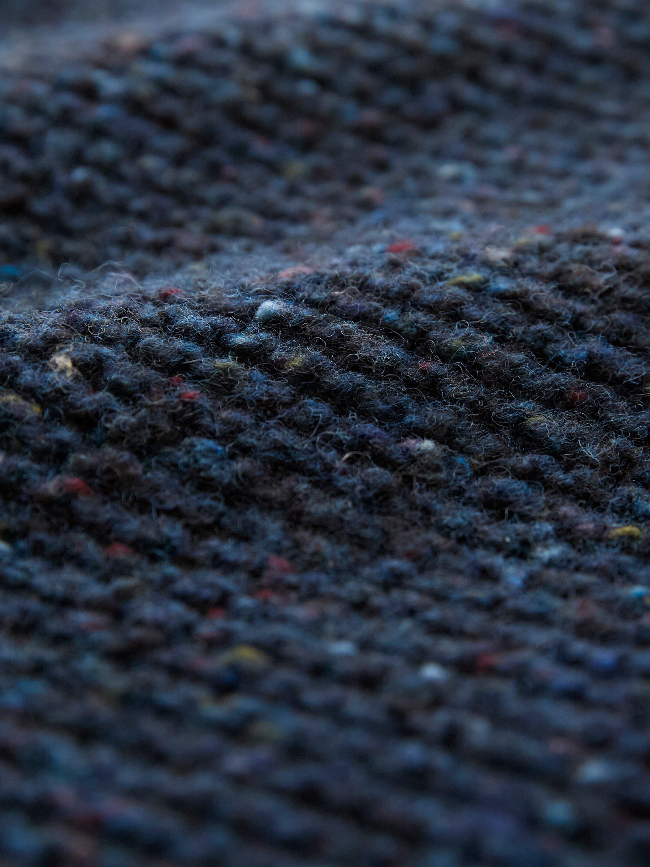 Product image 8 of 8, which shows Celtic & Co. Garter Stitch Pure Wool Cardigan, Navy, XS